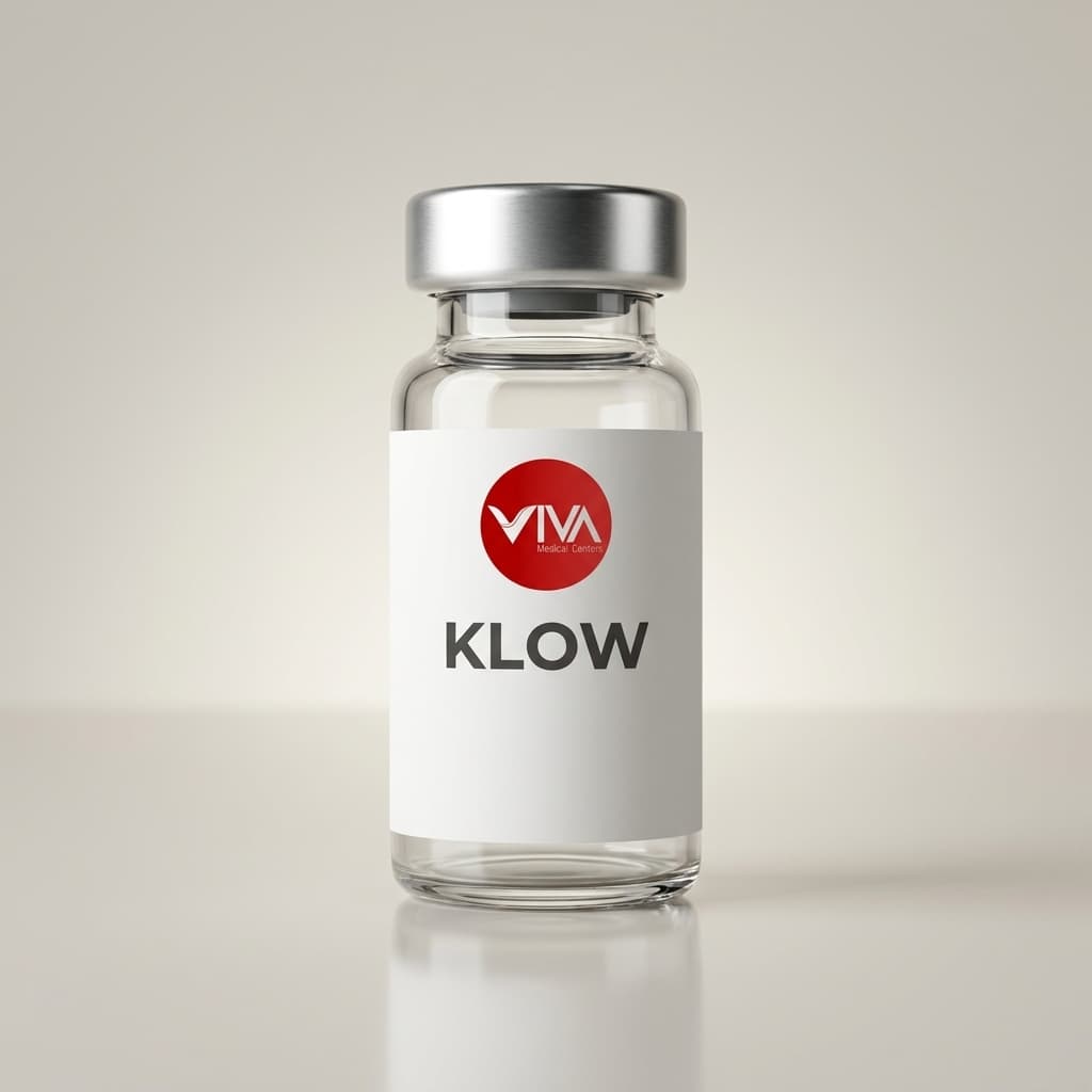 KLOW (GHK-Cu + BPC-157 + TB-500 + KPV) — Viva Medical Center (illustrative)
